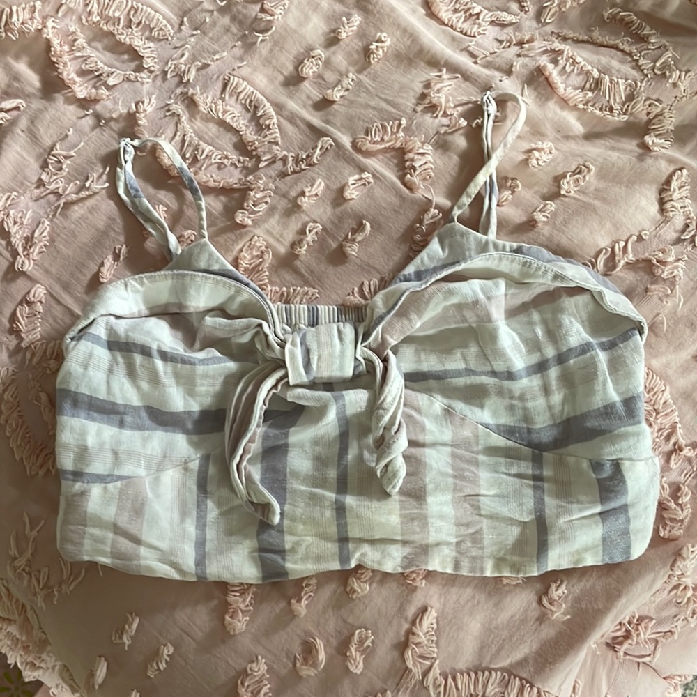 Striped bralette